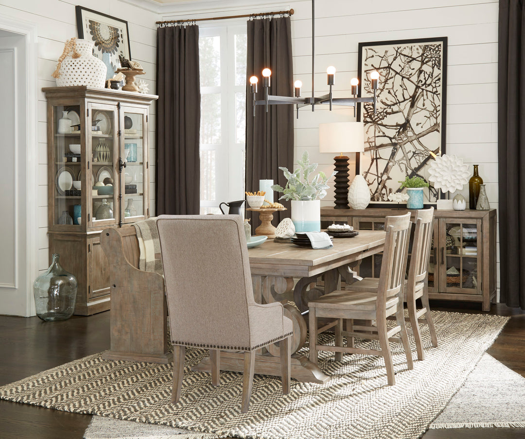 Tinley Park Dove Tail Grey Dining Cabinet - D4646-01