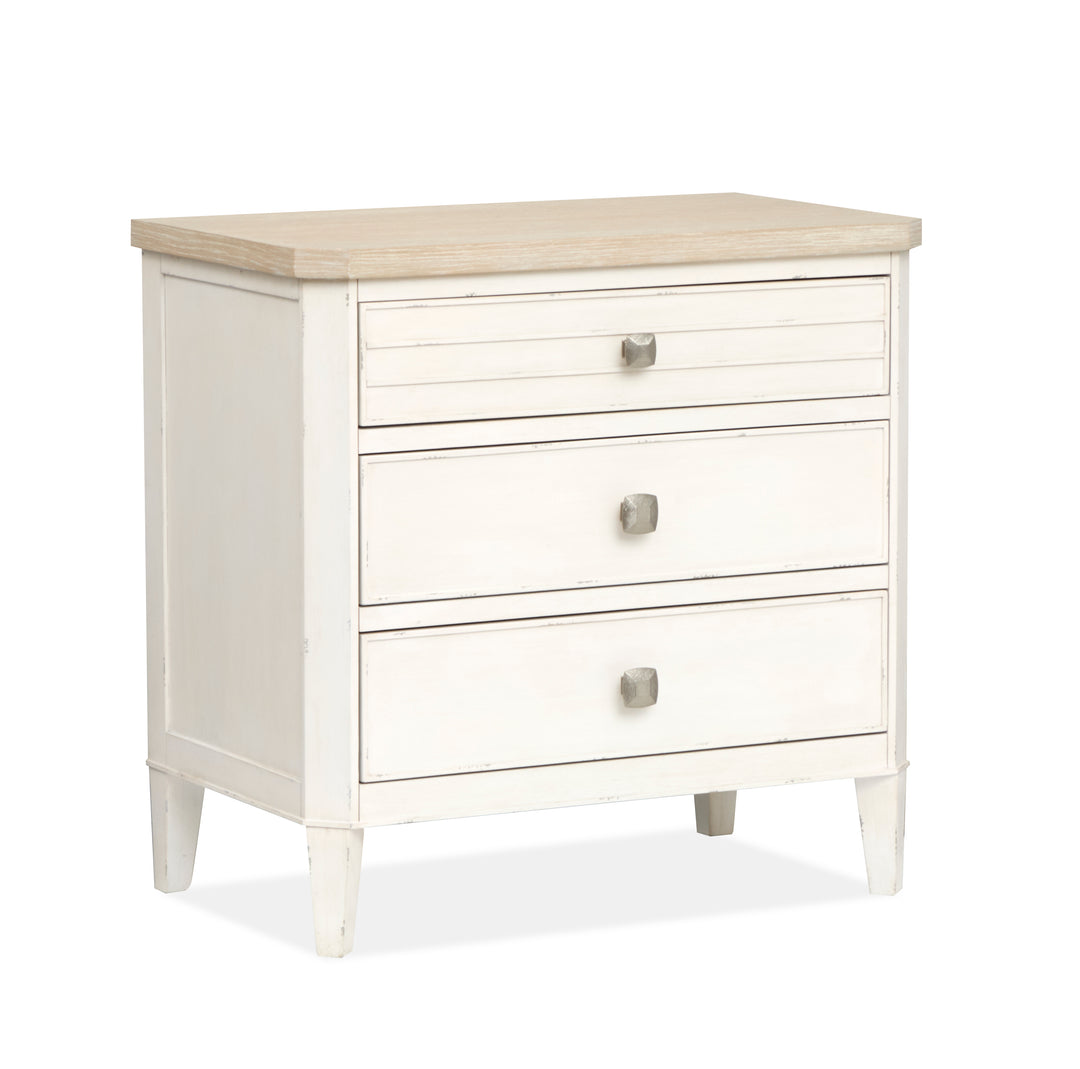 Echo Isles Sea Pearl And Driftwood Drawer Nightstand - B6310-01