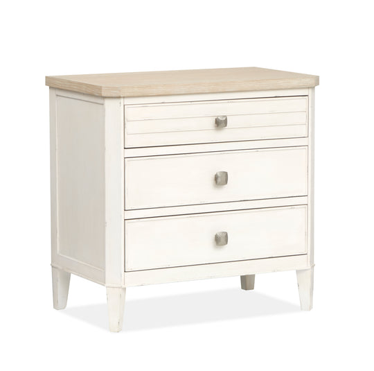 Echo Isles Sea Pearl And Driftwood Drawer Nightstand - B6310-01