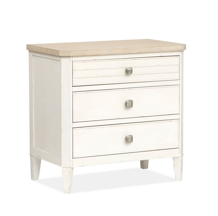 Echo Isles Sea Pearl And Driftwood Drawer Nightstand - B6310-01