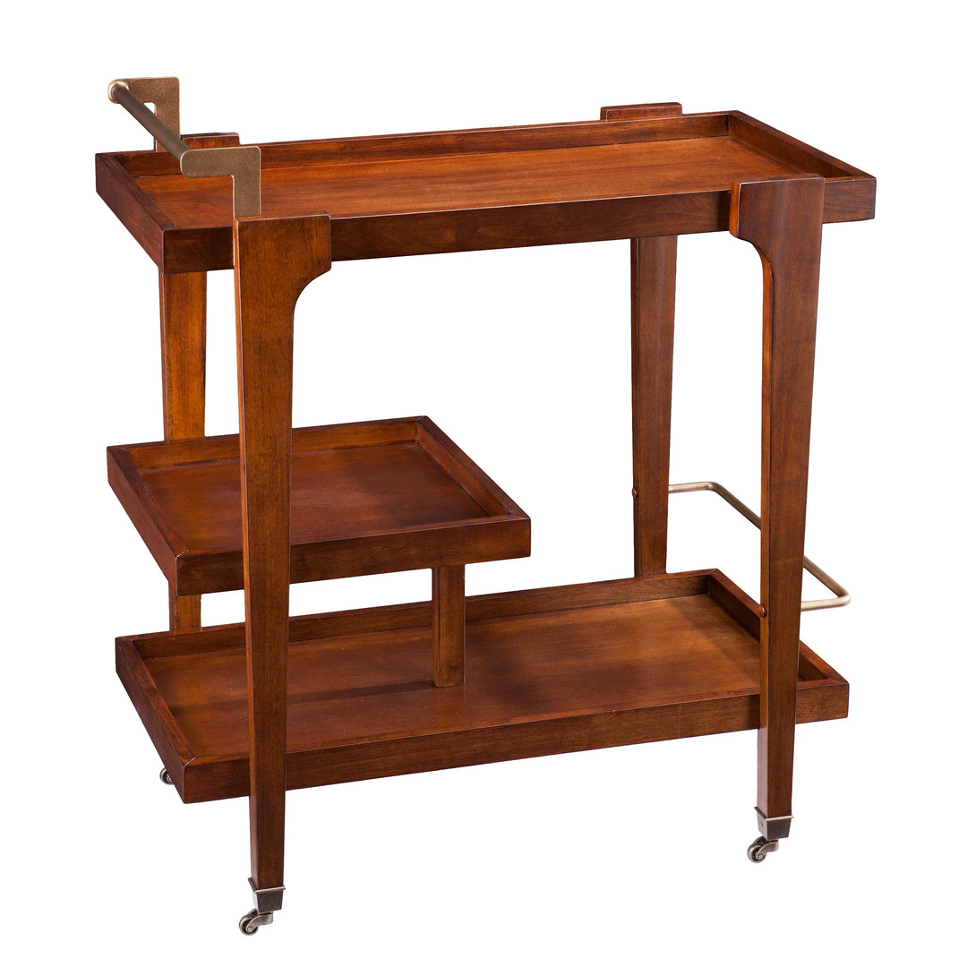 Holly & Martin Zhori Midcentury Modern Bar Cart - AmericanHomeFurniture