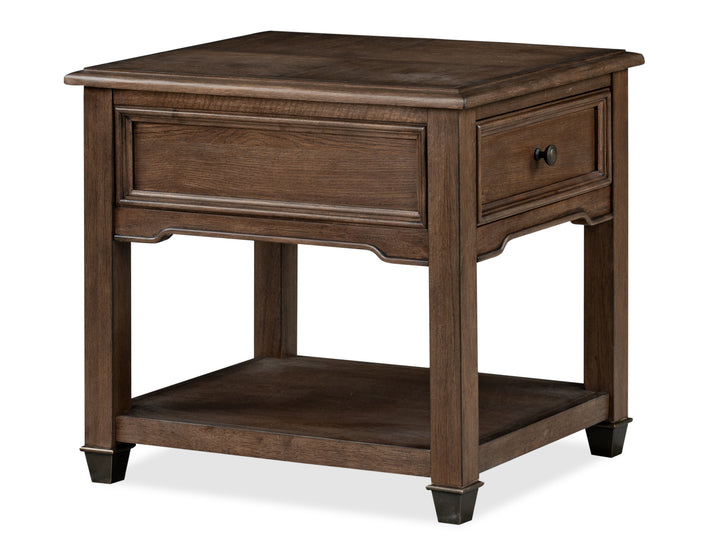 Cormac Brown Rectangular End Table - T6589-03