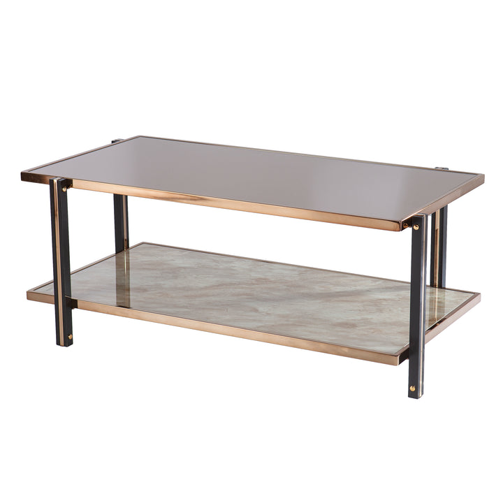 American Home Furniture | SEI Furniture - Thornsett Cocktail Table w/ Mirrored Top