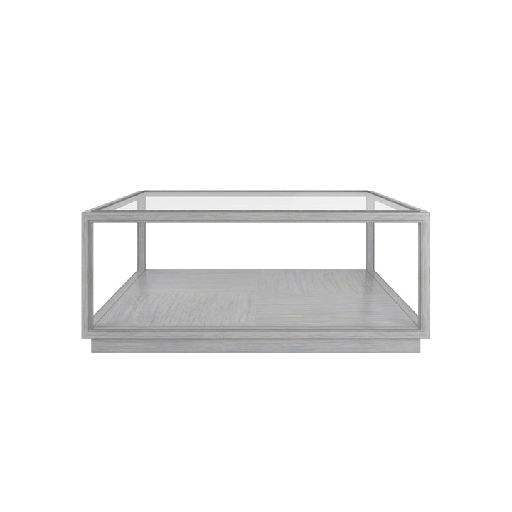 Glaze Sq Cktl Table-Vintage Blue