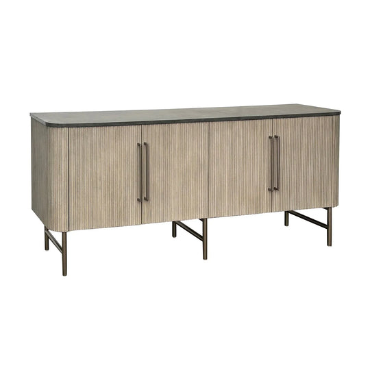 Crestview Collection Riley Four-Door Sideboard SIDEBOARDS + CREDENZAS