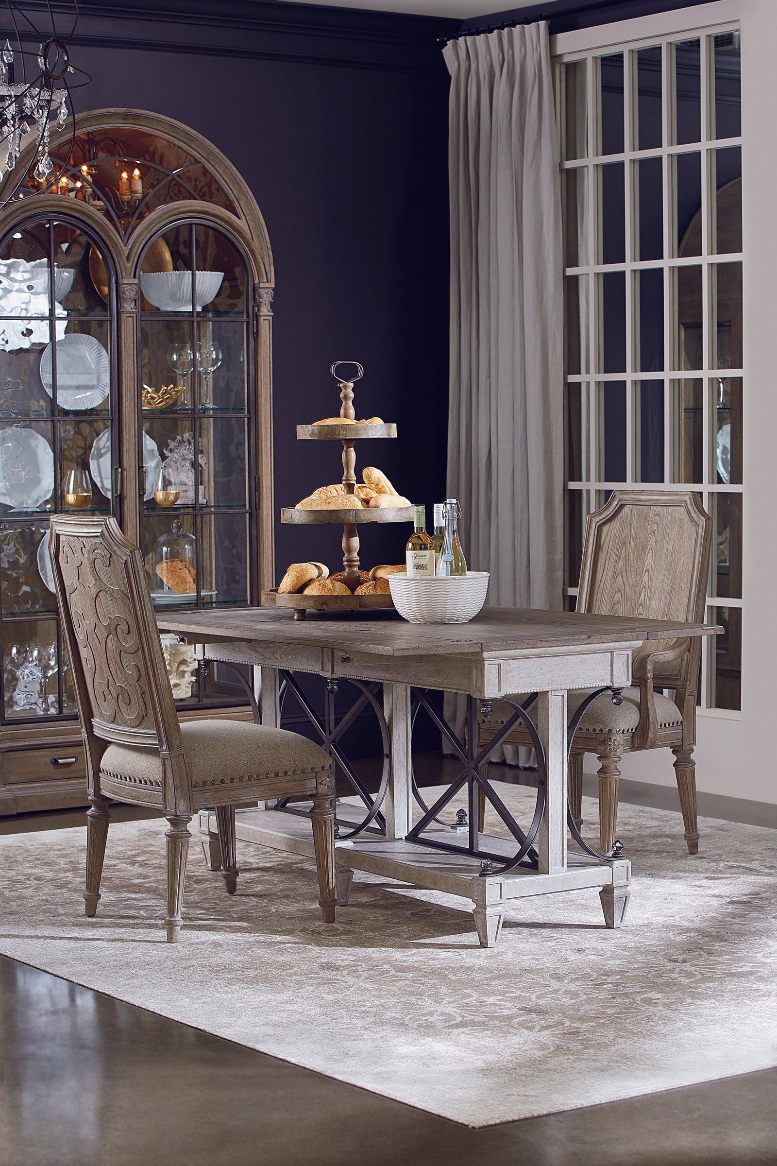 A.R.T. Furniture Arch Salvage Gwynn Curio China Parch CABINETS