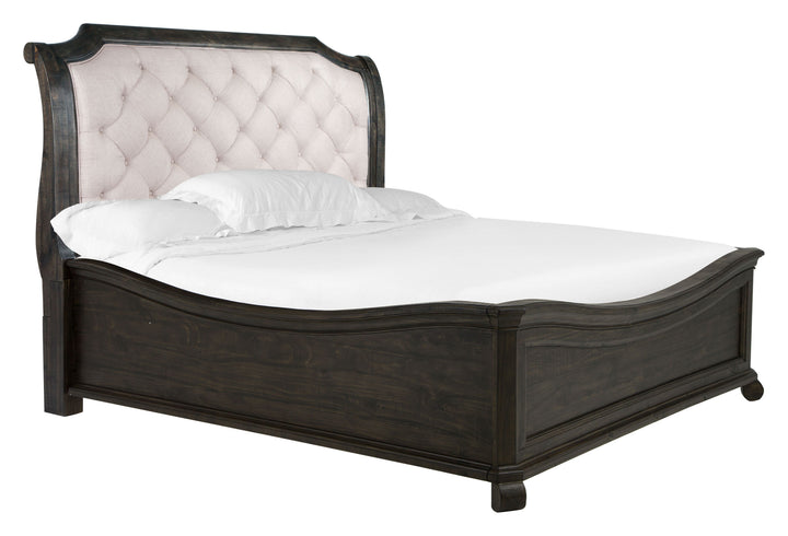 Bellamy Peppercorn California King Sleigh Bed - B2491-73B
