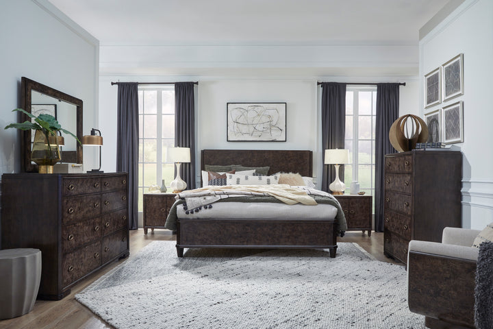 Rowan Espresso Drawer Dresser With Landscape Mirror - B5769-2040