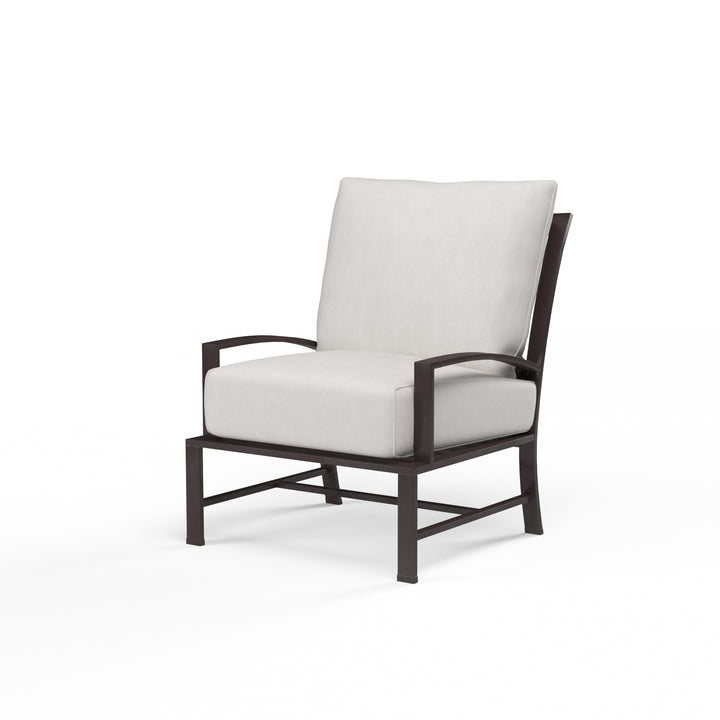 American Home Furniture | Sunset West - La Jolla Club Chair in Canvas Flax w/ Self Welt