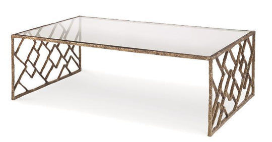 Century - Grand Tour Furniture Lattice Bronze Cocktail Table - SF5732 | American Home Furniture