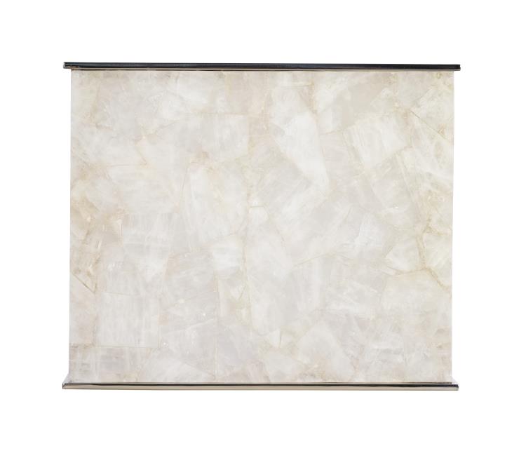 American Home Furniture Century Samantha Glassy Quartz Lamp Table