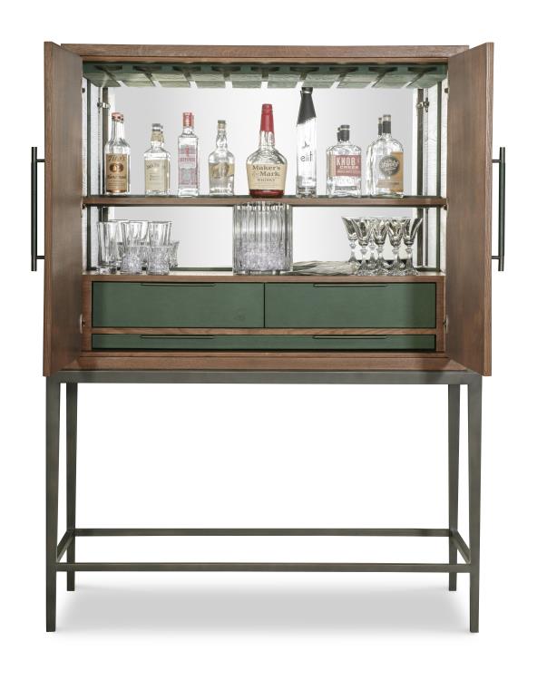 American Home Furniture Century Scheffer Bar Cabinet