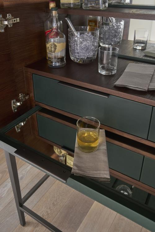 American Home Furniture Century Scheffer Bar Cabinet