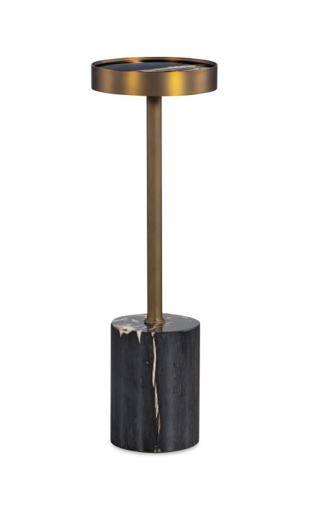 American Home Furniture Century Acme Petrified Wood Drinks Table