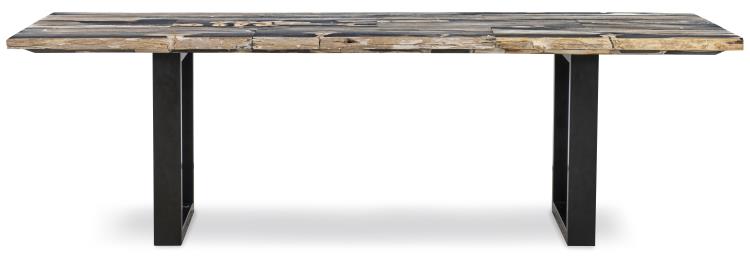 American Home Furniture Century Andreas Petrified Wood Dining Table
