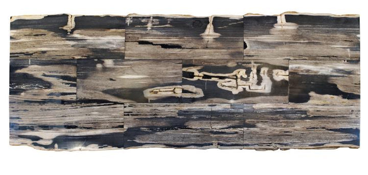 American Home Furniture Century Andreas Petrified Wood Dining Table
