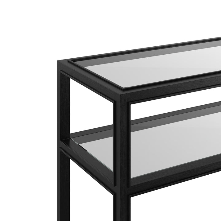 Glaze Console Table-Onyx