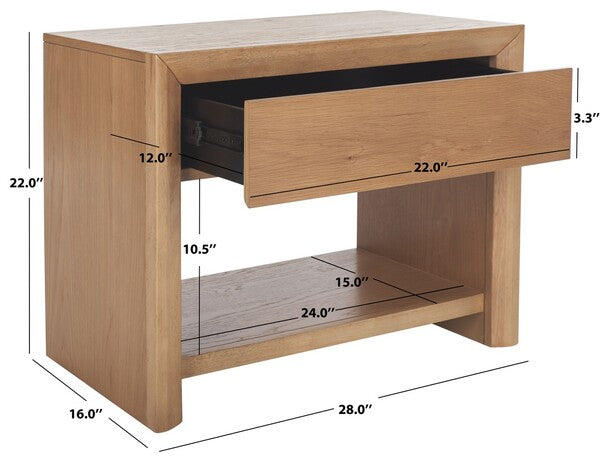 DARNELL 1 DRAWER NIGHTSTAND