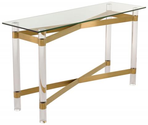 Lainey Acrylic Console Table