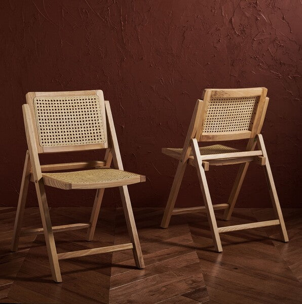 Desiree Cane Folding Dining Chair (Set Of 2)