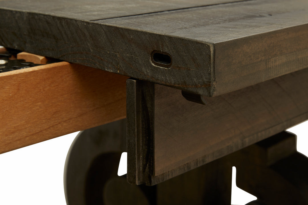 Bellamy Peppercorn Extendable Rectangular Dining Table - D2491-20