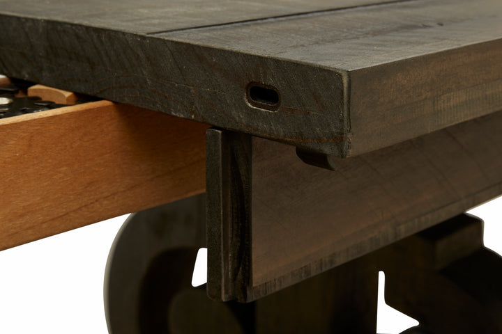 Bellamy Peppercorn Extendable Rectangular Dining Table - D2491-20