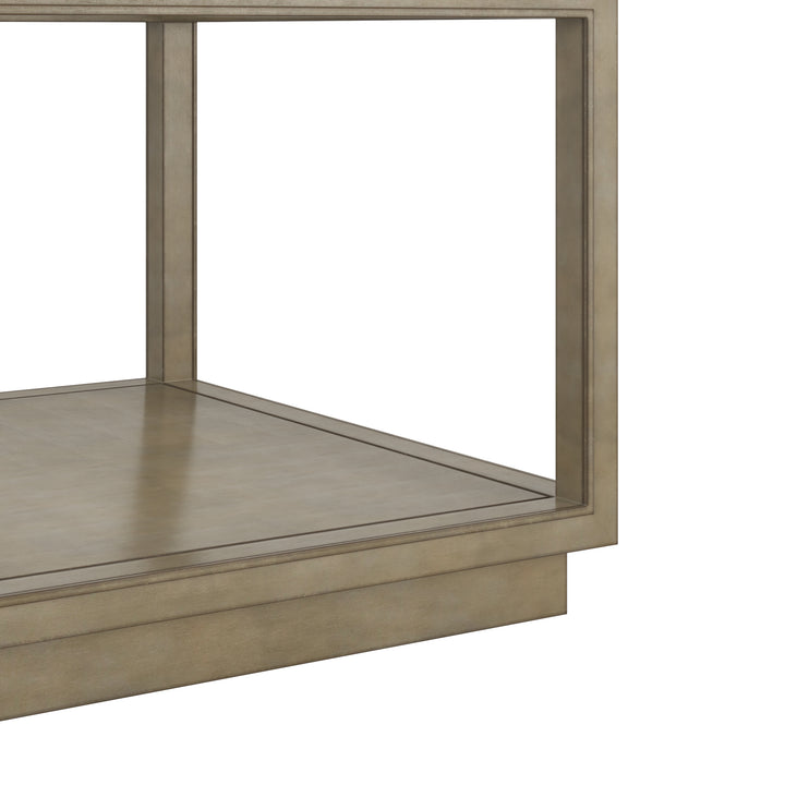 Glaze Rec Cktl Table-Quartz