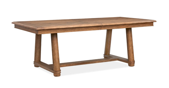 Woodward Dark Clove Trestle Extendable Dining Table - D6521-21