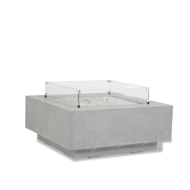 American Home Furniture | Sunset West - Square Fire Table Glass Surround