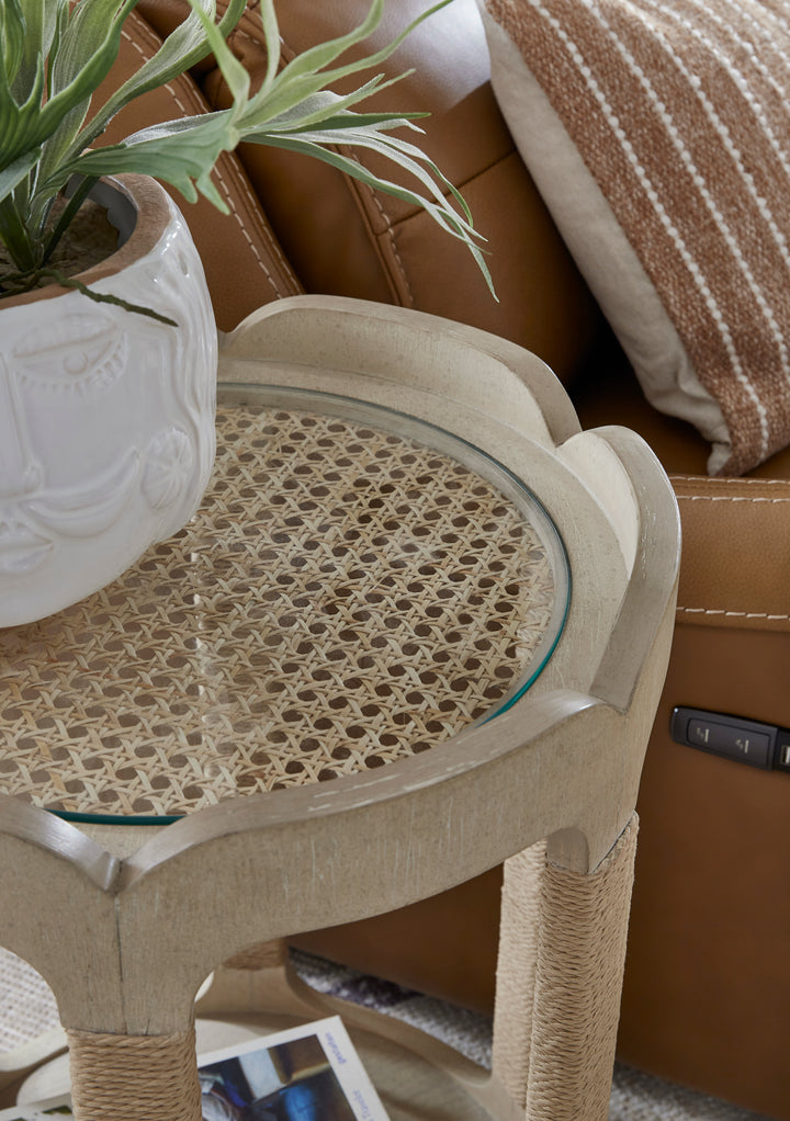 Sunset Cove Sanibel Brown Drum Table - T5783-35