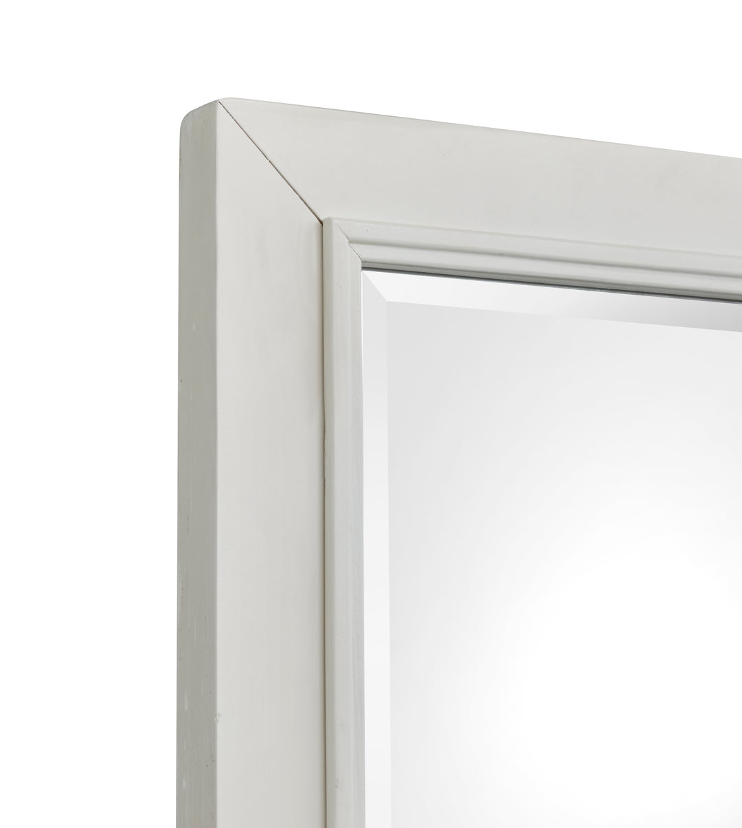 Charleston Harbor Gray And White Dove Grey Drawer Dresser With White Landscape Mirror - B5611-20GY40WH