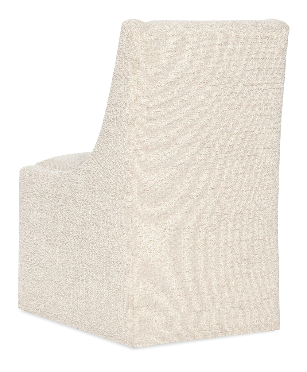 American Home Furniture Hooker Furniture Eleana Castered Side Chair - Set of 2