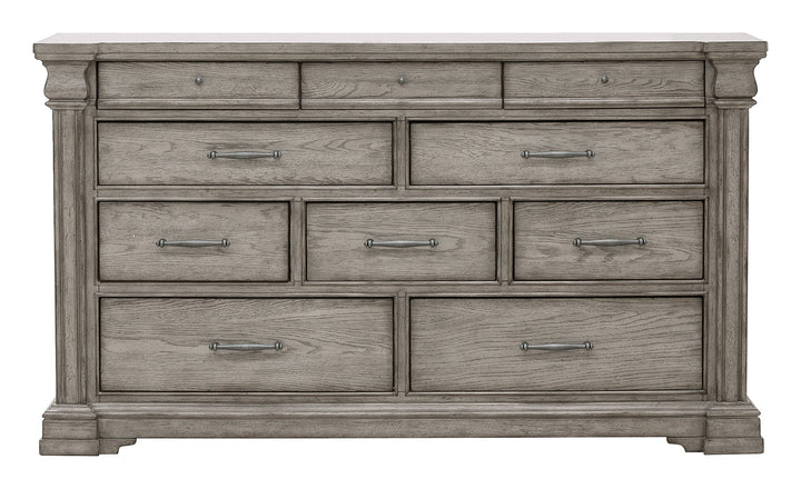 Madison Ridge Heritage Taupe 10 Drawer Dresser - P091100