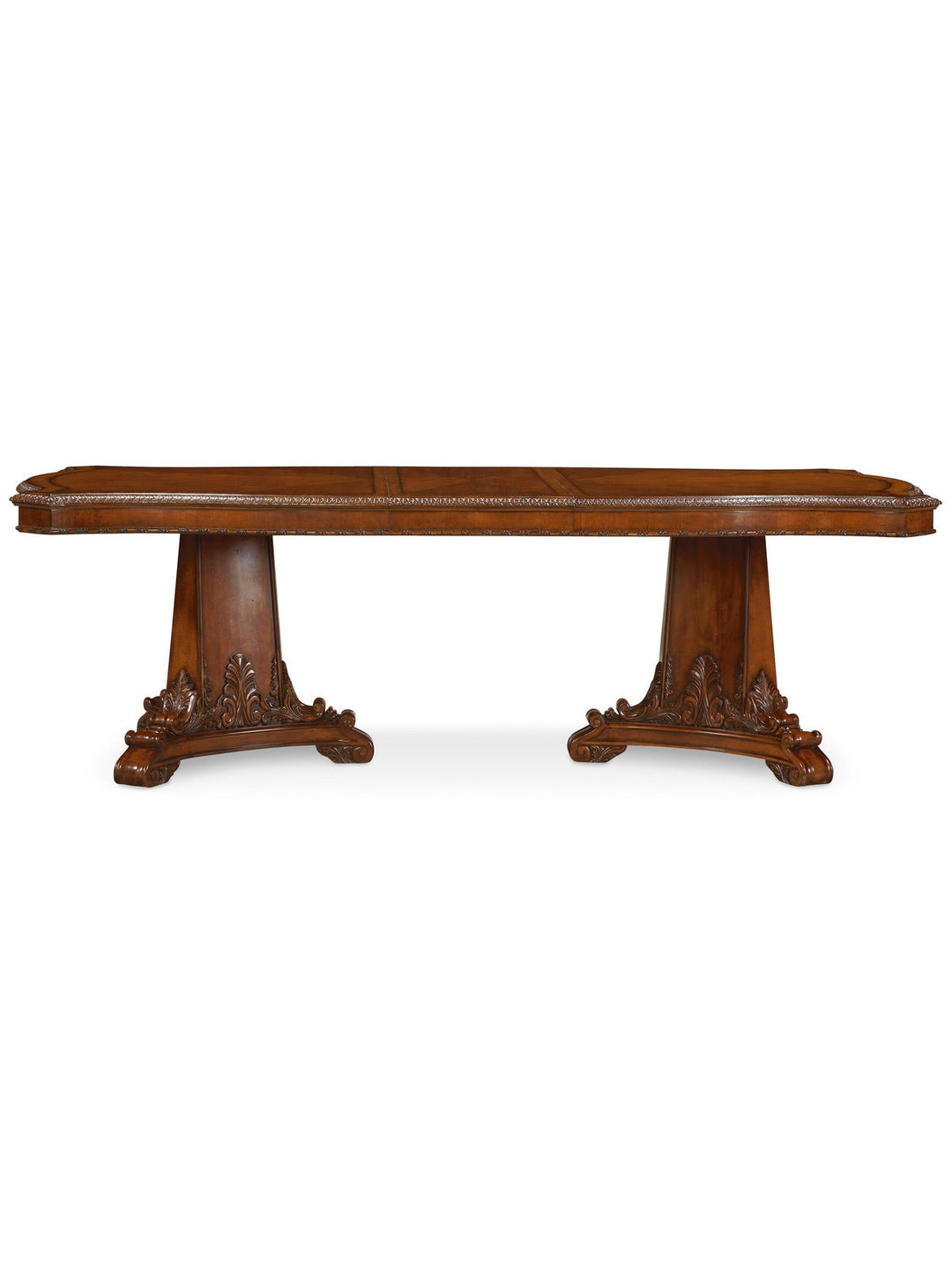 American Home Furniture | A.R.T. Furniture - Old World Double Pedestal Dining Table