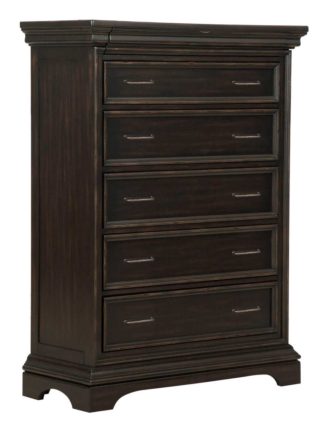 Caldwell Smoked Molasses 6 Drawer Chest - P012124