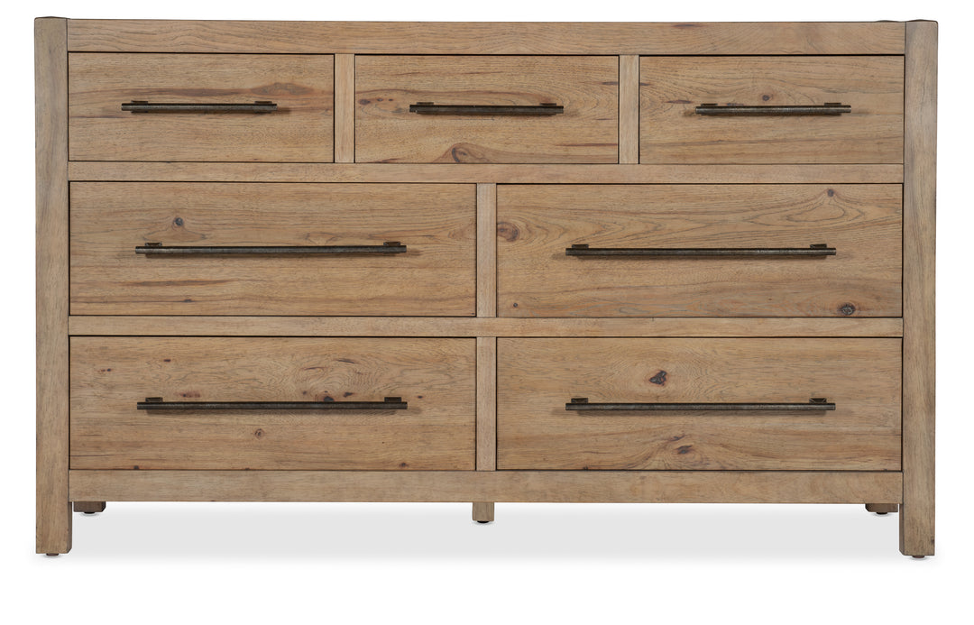 American Home Furniture | Hooker Furniture - Vineyard Row Seven-Drawer Dresser