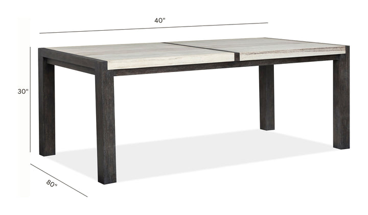 Plum Creek Ravenwood Black Rectangular Dining Table - D5990-20