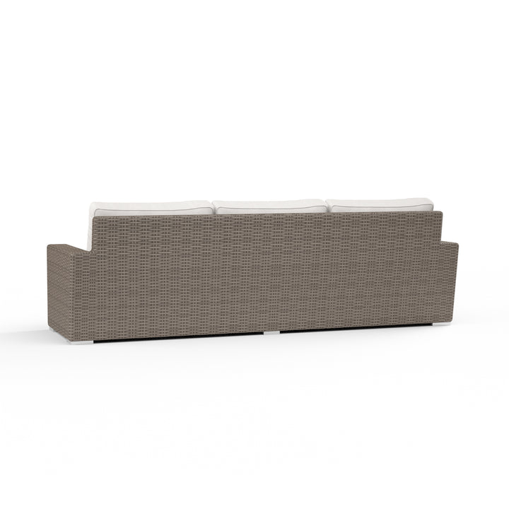 American Home Furniture | Sunset West - Coronado Sofa in Canvas Flax w/ Self Welt