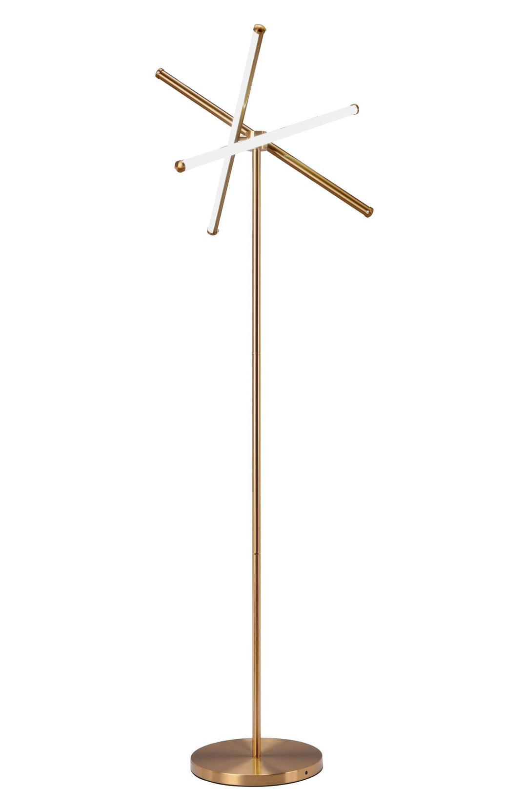 Garza Floor Lamp Brass