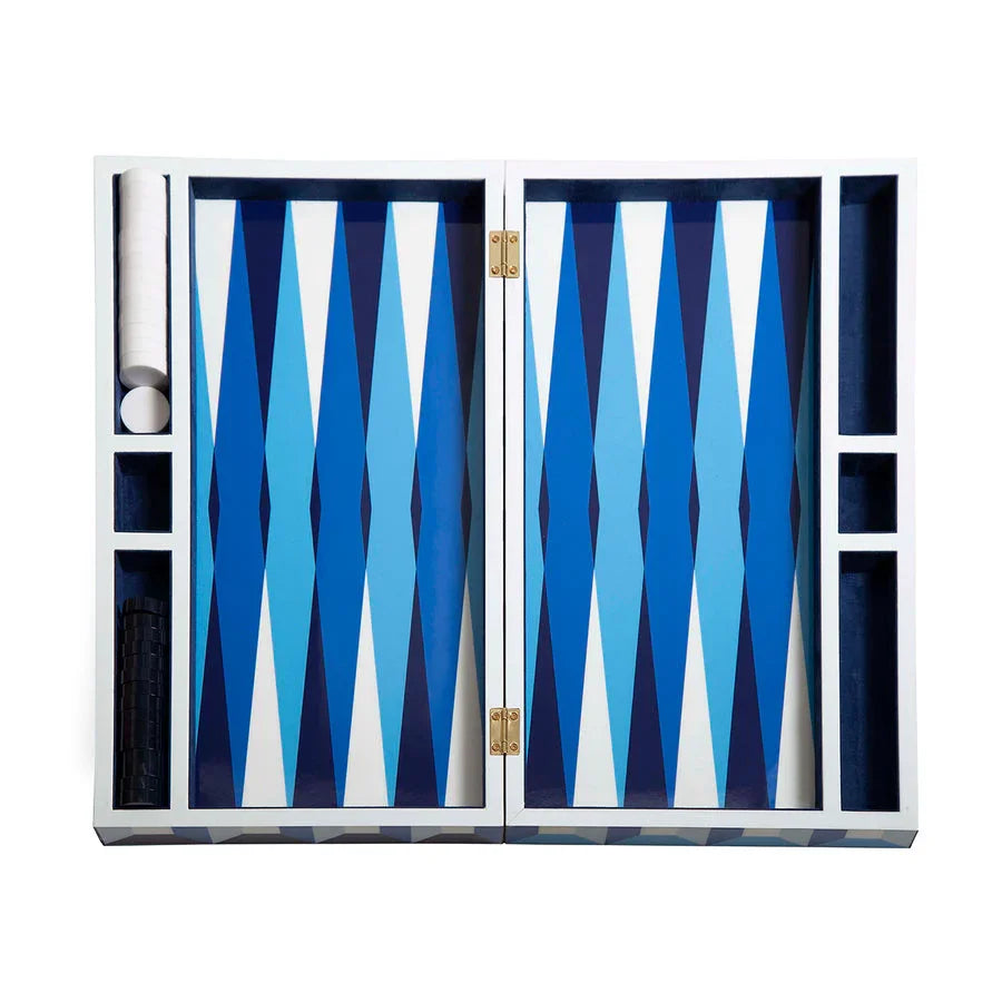 Jonathan Adler Sorrento Backgammon Set TABLETOP GAMES