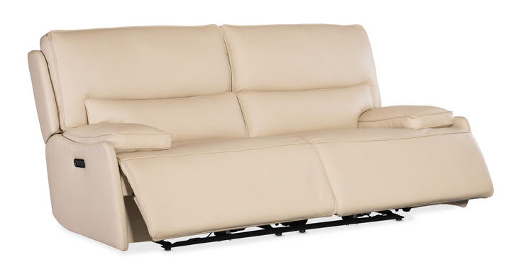 American Home Furniture | Hooker Furniture - Kramer Zero Gravity Power Sofa w/ Power Headrest - Beige