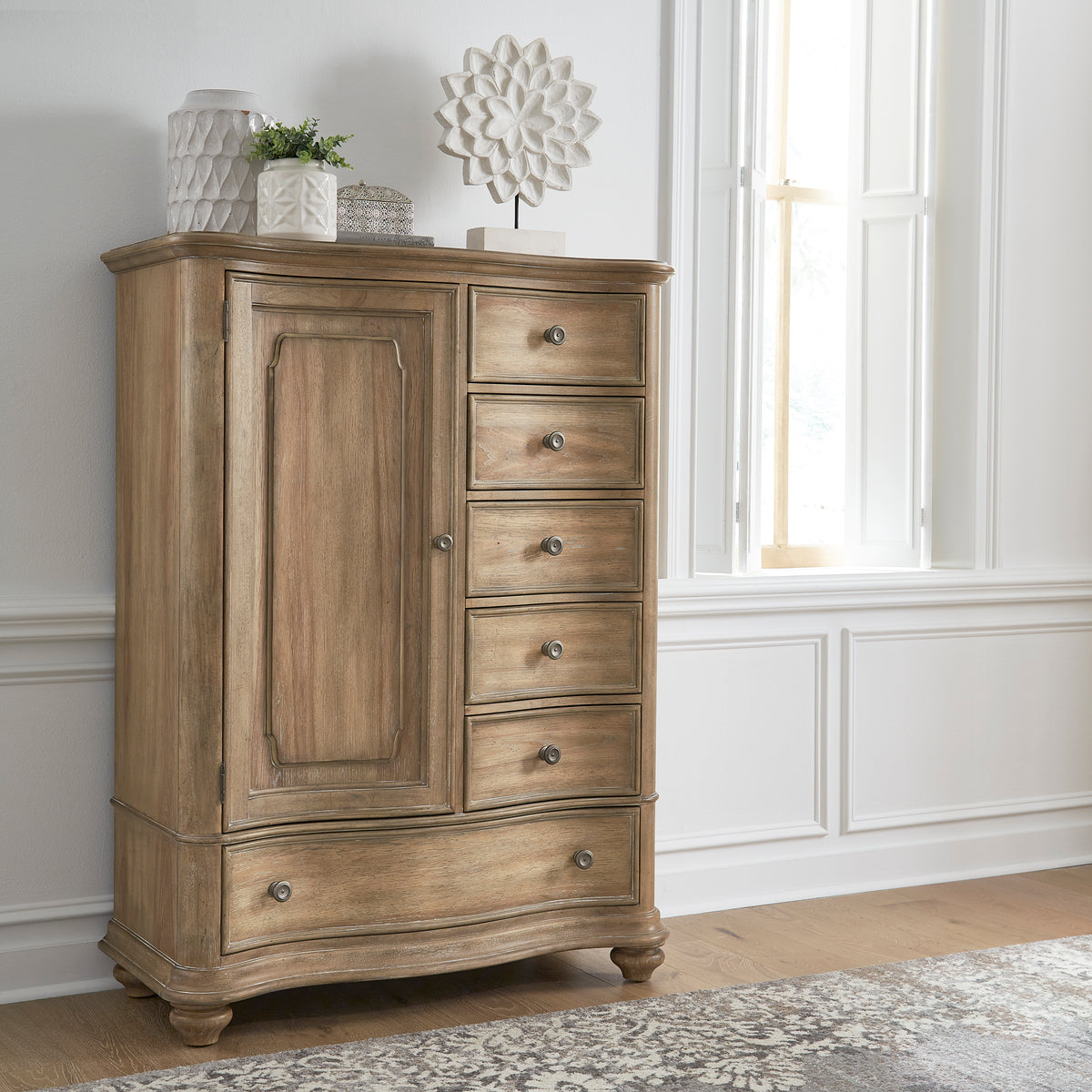 Weston Hills Flax Seed Door Chest - P293125