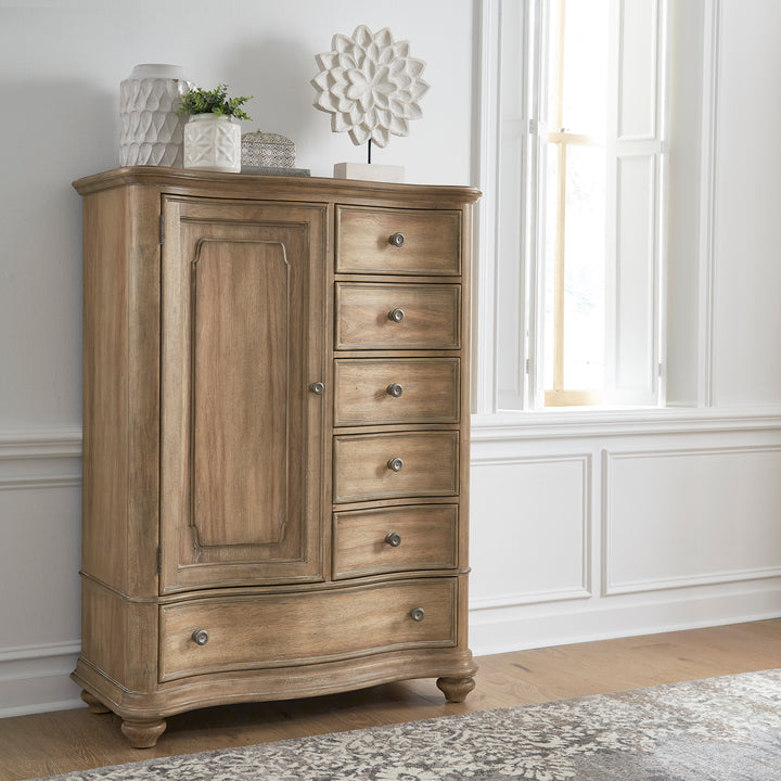 Weston Hills Flax Seed Door Chest - P293125