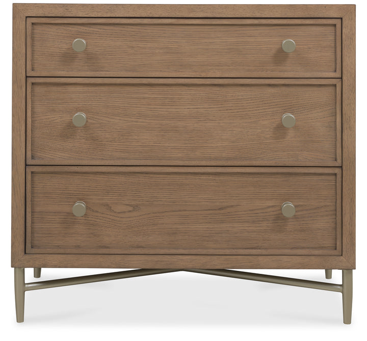 American Home Furniture | Hooker Furniture - Sonnet Three-Drawer Nightstand