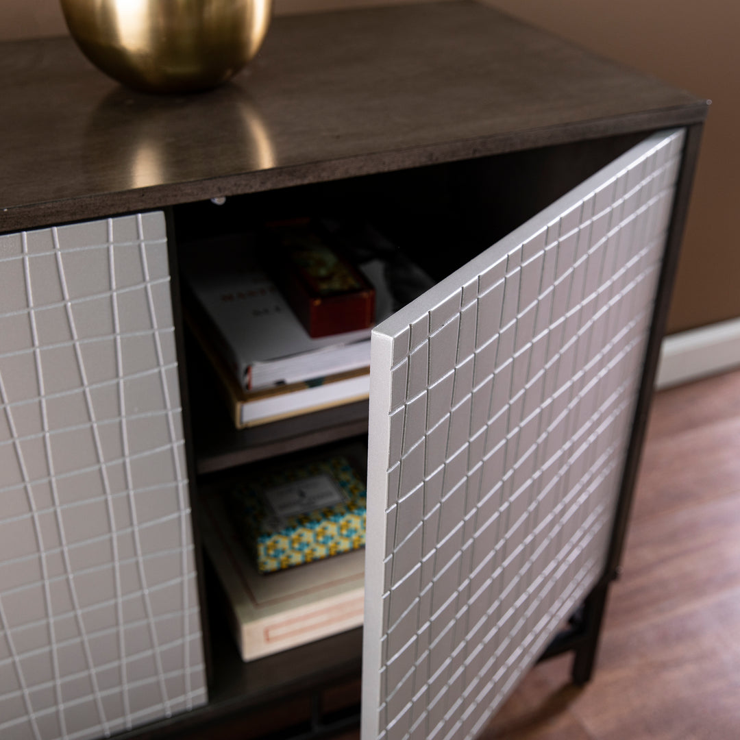 American Home Furniture | SEI Furniture - Virton Contemporary Storage Cabinet