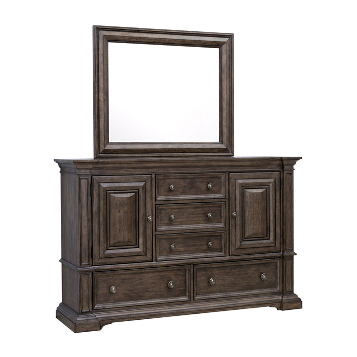 Woodbury Rectangular Mirror - AmericanHomeFurniture