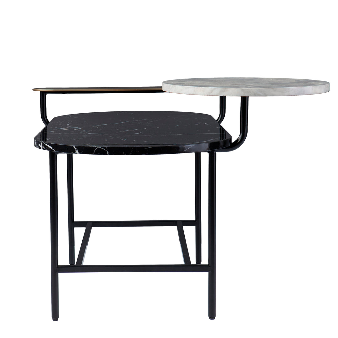 American Home Furniture | SEI Furniture - Arcklid Faux Marble Cocktail Table w/ Storage