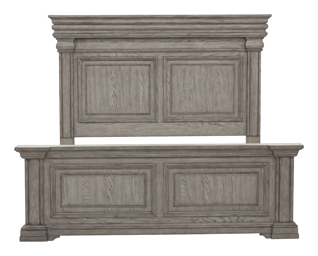Madison Ridge Heritage Taupe King Panel Bed 2 - P091-BR-K3