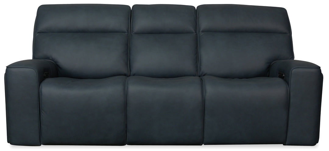 American Home Furniture Hooker Furniture Riverton Power Sofa with Power Headrest and Lumbar