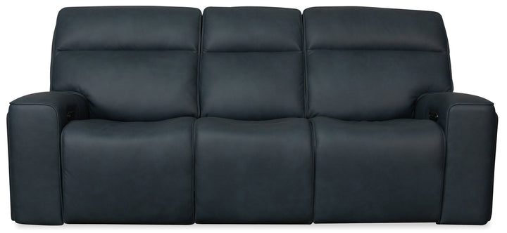 American Home Furniture Hooker Furniture Riverton Power Sofa with Power Headrest and Lumbar